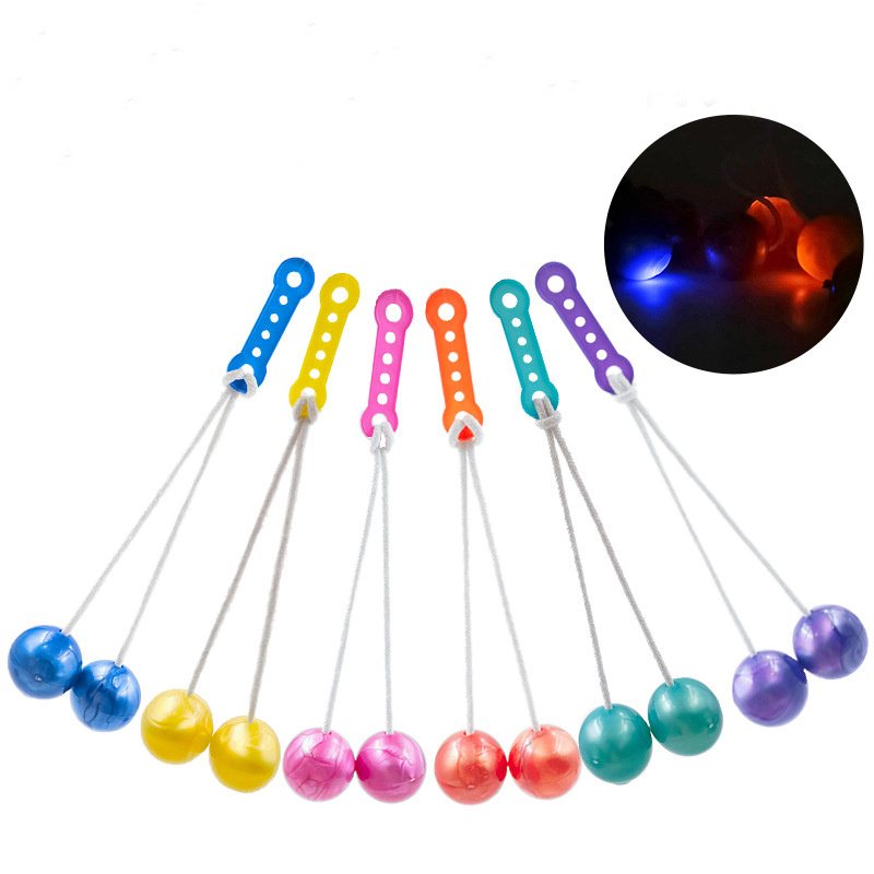 LED Pop Ball Shake Impact Pro crackers Hand Shake Tap Ball Touch Decompression Play wholesale fidget toys