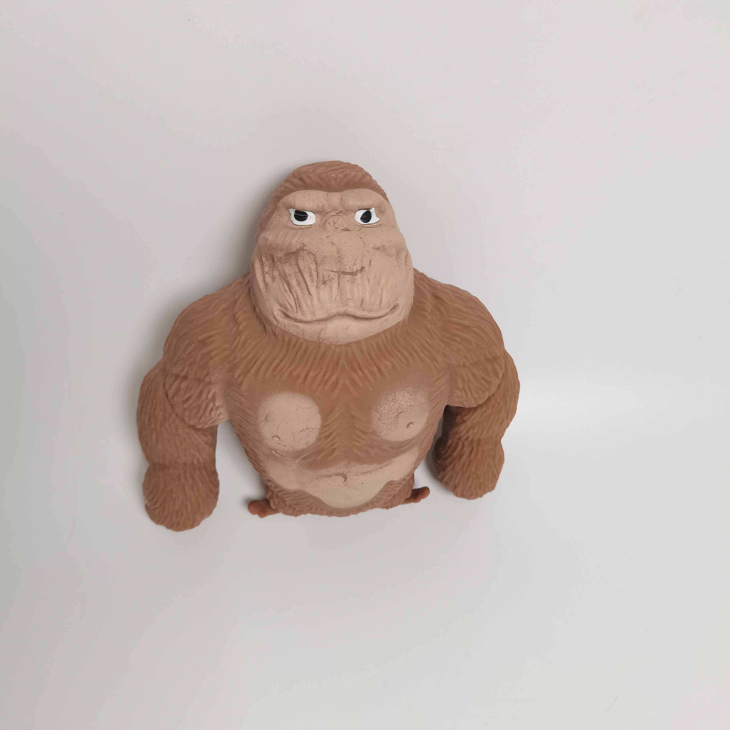 TikTok fall down stretchy chubby figure monkey sqishy toys squishy soft tpr gorilla suit stress relief squeeze squishy toys