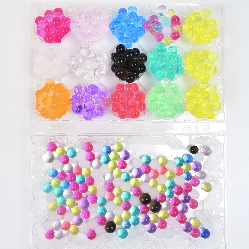 Plant Decoration Polystyrene Jelly Pearls SAP Water Storing Glitter Deco Ball Glowing Ball Magic Crystal Soil Water Beads