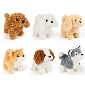 Soft vivid voice recorder plush custom stuffed animal cute  electro-motor dog music talking toys stuffed & plush toy animal