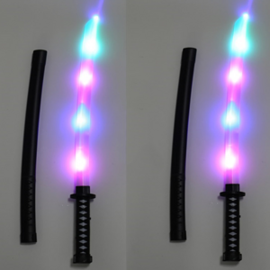 Party kids cosplay luminescence prop flash ninja sword light up toys saber pixel  double flashing led flashing toy swords