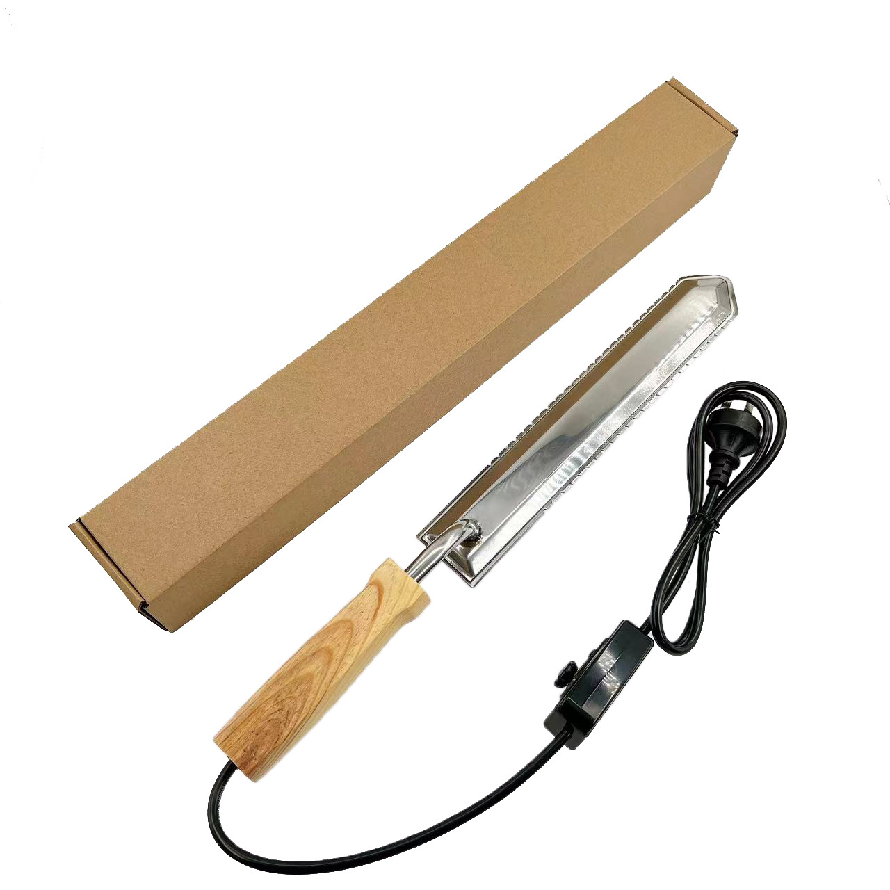 CHINABEES Apiculture Electric Honey Uncapping Knife Stainless Steel Hot Knife Beekeeping Tool