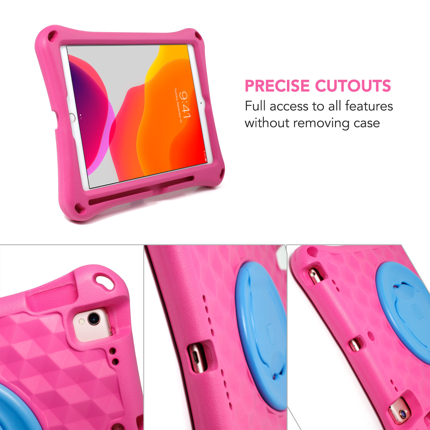 2024 New Arrival Shockproof & Impact Resistant EVA Tablet Case Kid Cover For iPad mini/10.2/10.5/10.9/11 /Tab A8  kindle fire HD