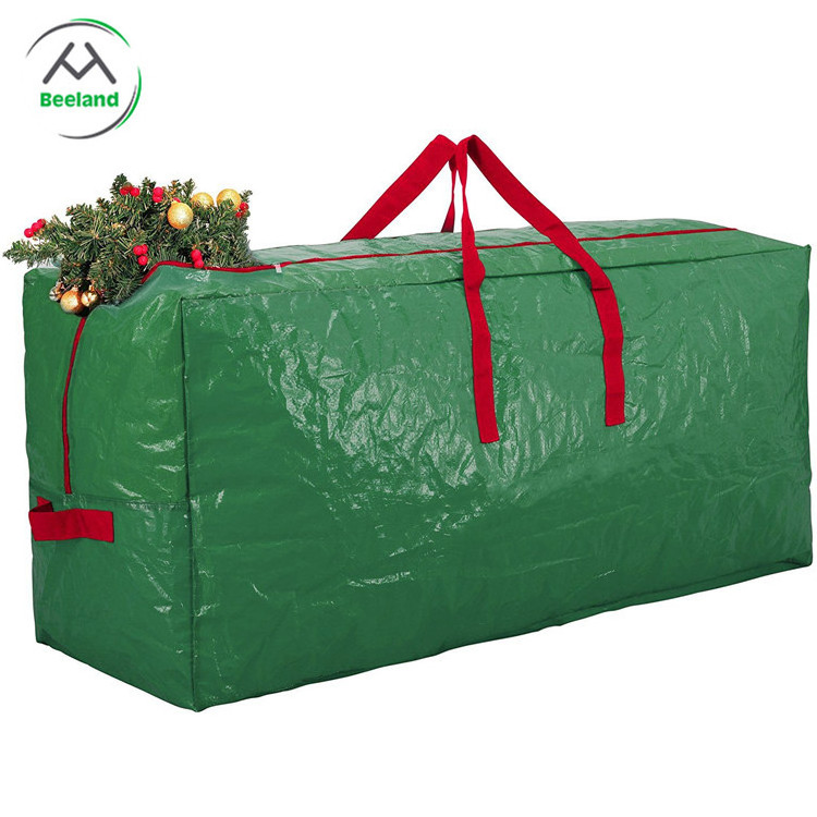 Christmas Rolling Tree Storage Bag Extra Large Heavy Duty Storage Container With Wheels Handles