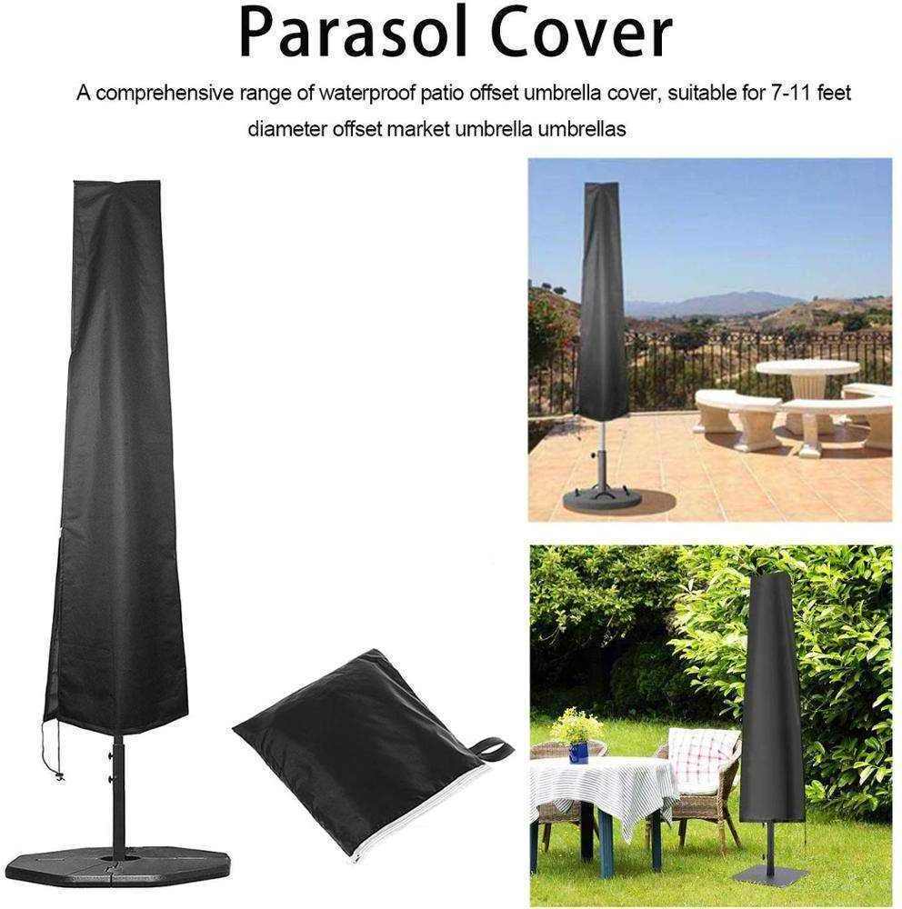 Outdoor Furniture Anti- Uv Waterproof Parasol Beach Cover Banana Sun Umbrella Cover