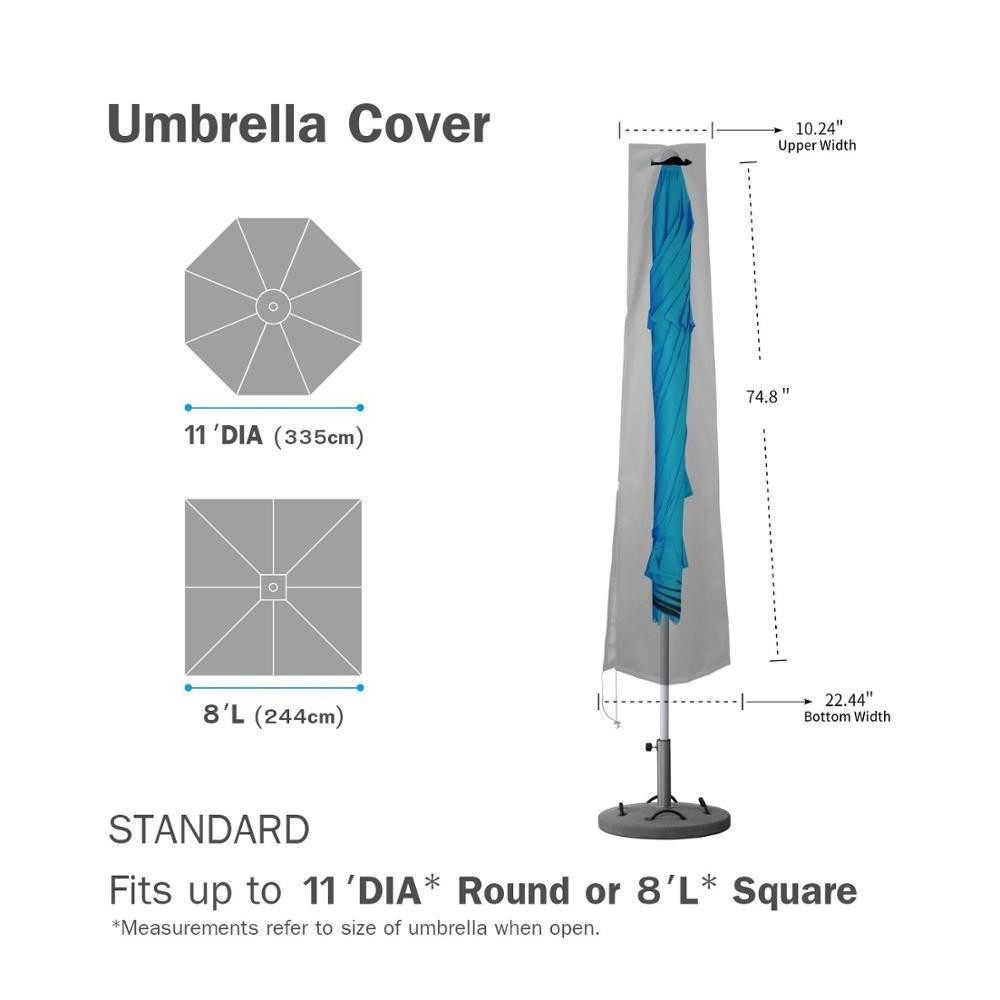 Waterproof Anti Uv Cheap Banana Umbrella Pool Umbrella Covers Rain Proof Sunshade Umbrella Cover