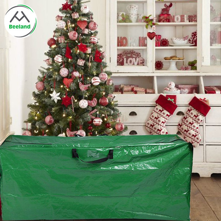 Christmas Rolling Tree Storage Bag Extra Large Heavy Duty Storage Container With Wheels Handles