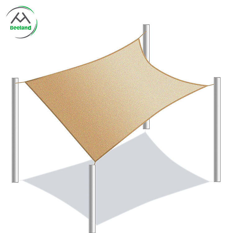 Customized Design Rectangle Pool Sun Shade Sail Outdoor Awning Waterproof Polyester Sun Shade Sail