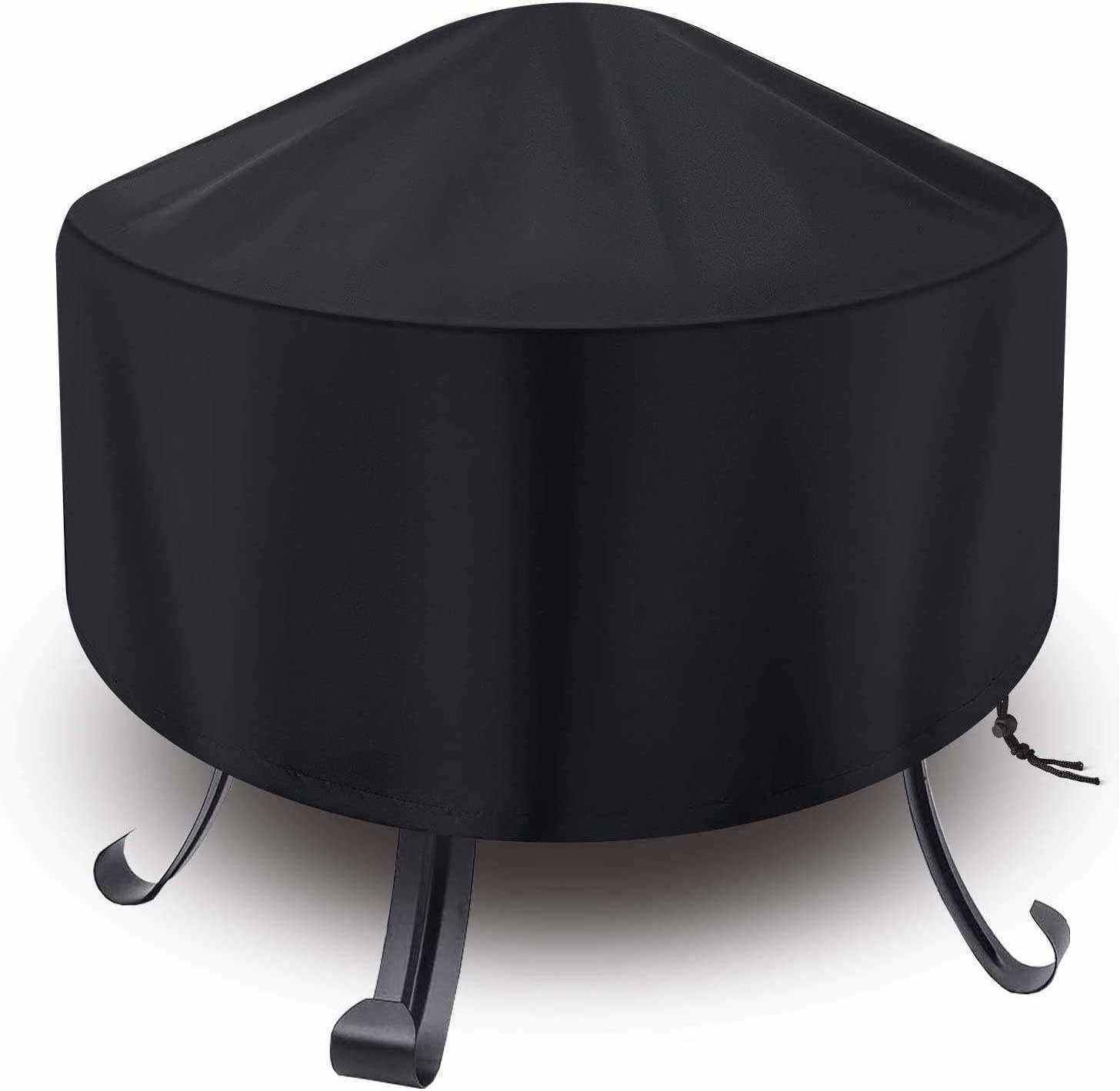 Large Firepit Covers Outdoor Waterproof Gas Fire Pit Cover For Round Fire Pit