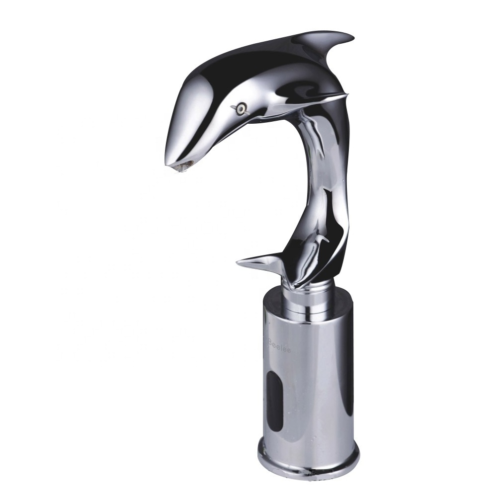 Beelee Dolphin Shape Motion Sensor Faucet Cold Only Touch-free Automatic Faucet