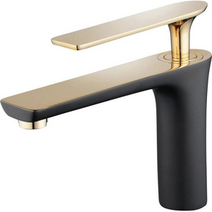 Matt Black Single Handle Commercial Lavatory Basin Mixer Tap Vanity Sink Faucets