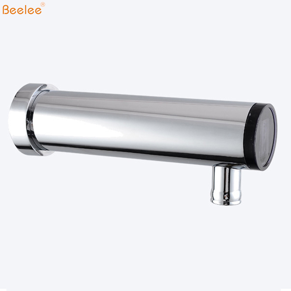 Beelee Wall Mounted Single Hole Hands Free Faucet Bathroom Touchless Automatic Sensor Basin Mixer Taps