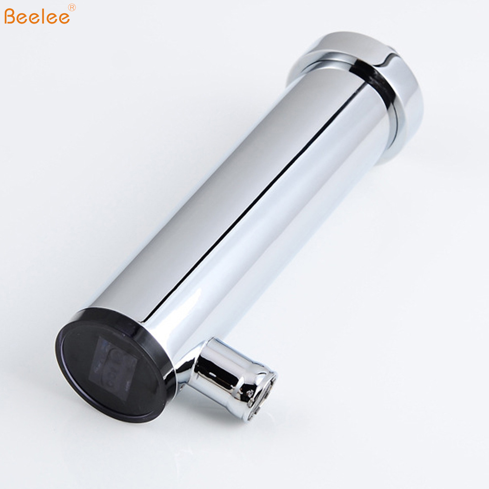 Beelee Wall Mounted Single Hole Hands Free Faucet Bathroom Touchless Automatic Sensor Basin Mixer Taps