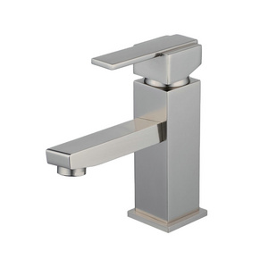 Beelee BL6304N Lead Free Copper One Hole Single Handle Basin Mixer Brushed Nickel Brass Vanity Lavatory Bathroom Faucet