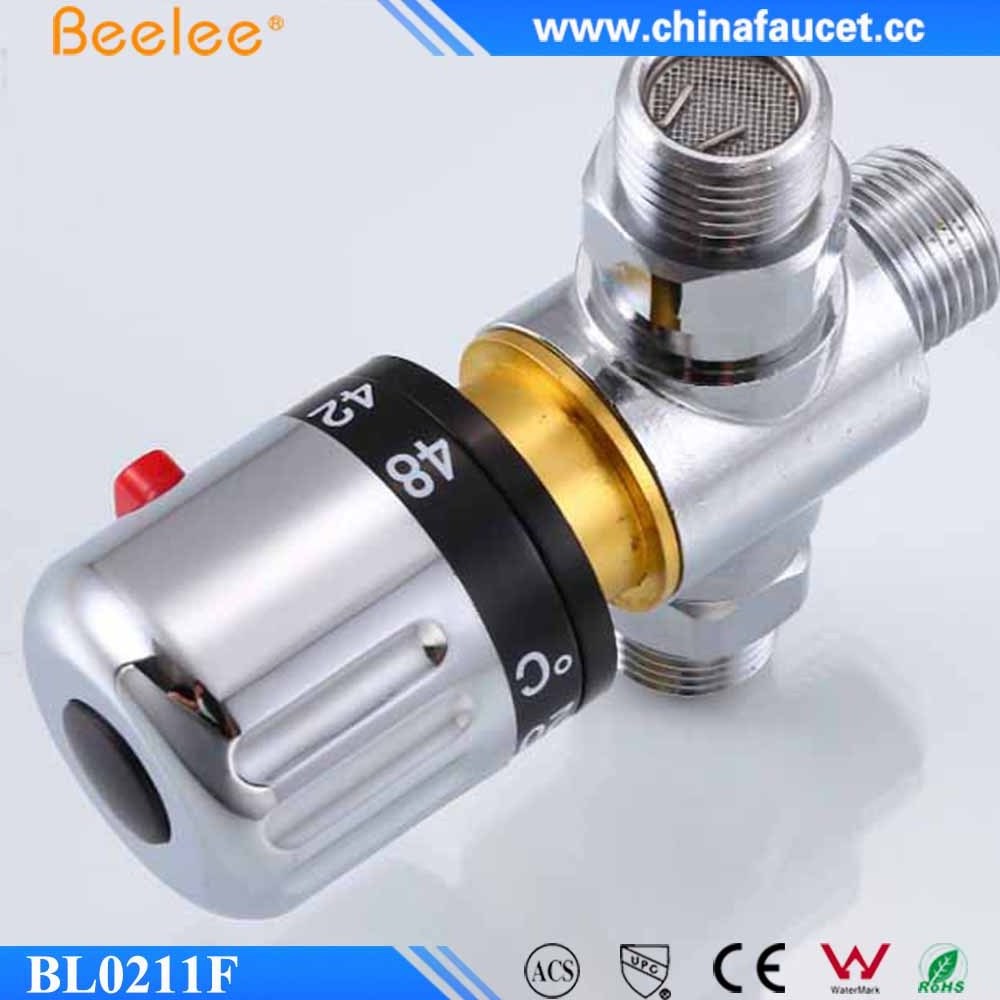 Beelee BL0211F Brass Hot Cold Mixing Valve Thermostatic Valve