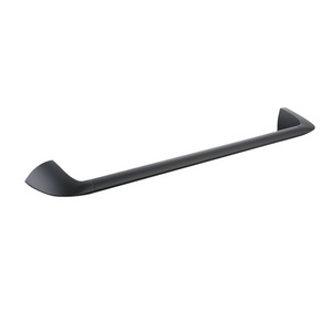 Beelee Brass Towel Bar Bathroom Black Towel Rack