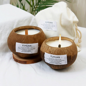 Beeman Wholesale Patch Fragrance Birthday Practical Gift Coconut Shell Scented Candle For Home Bedroom Decoration