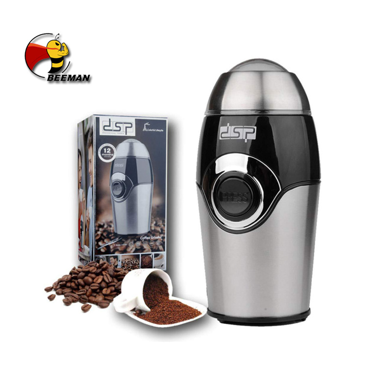 Beeman Portable Mini Electric Automatic Turkish Espresso Professional Coffee Bean Grinder Blades Machine