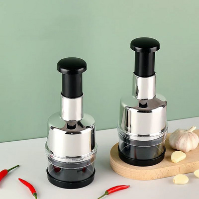 Beeman Kitchen Accessories Multifunction Hand Press Food Cutter Garlic Onion Nuts Grinder Manual Fruit Vegetable Chopper