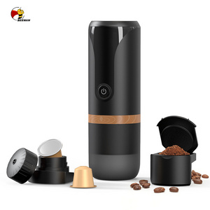 Beeman Portable Usb Coffee Maker Machine Capsules Press Small Coffee Maker For Outdoor