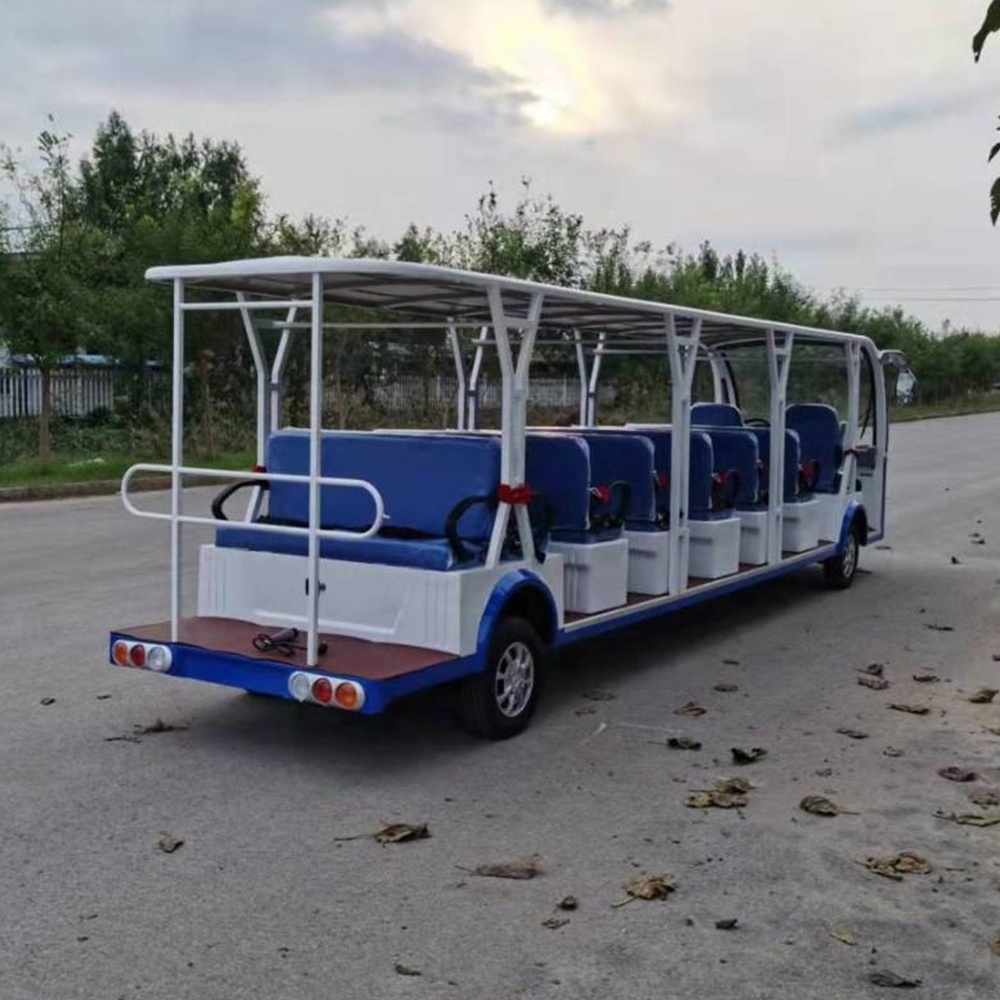 Battery Powered 8 Seat 14 Seater Passenger City Vehicle Tourist Shuttle Electric Mini Sightseeing Bus Car