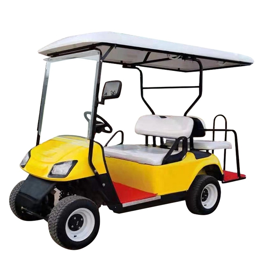 2023 New Design Club Carts Golf Buggy 2 Seat Mini 48V Lithium Battery Passenger Car Customized Prices Electric Golf Car 80-100km