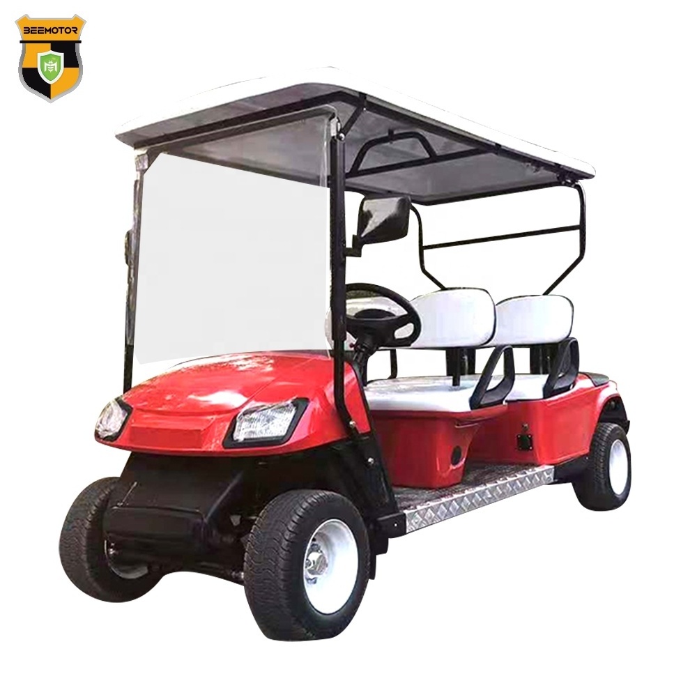 2023 Factory Direct Sale Single Mini 4X4 Golf Cart 30Km/H 4 Seater Electric Car For 4 Person