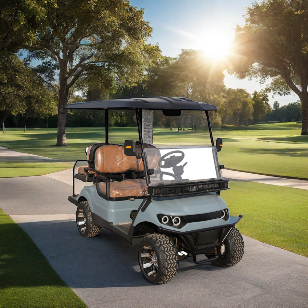 Beemotor New Electric Golf Cart 4x4 Utility Model with Tail Caddie Equipment Available for Sale