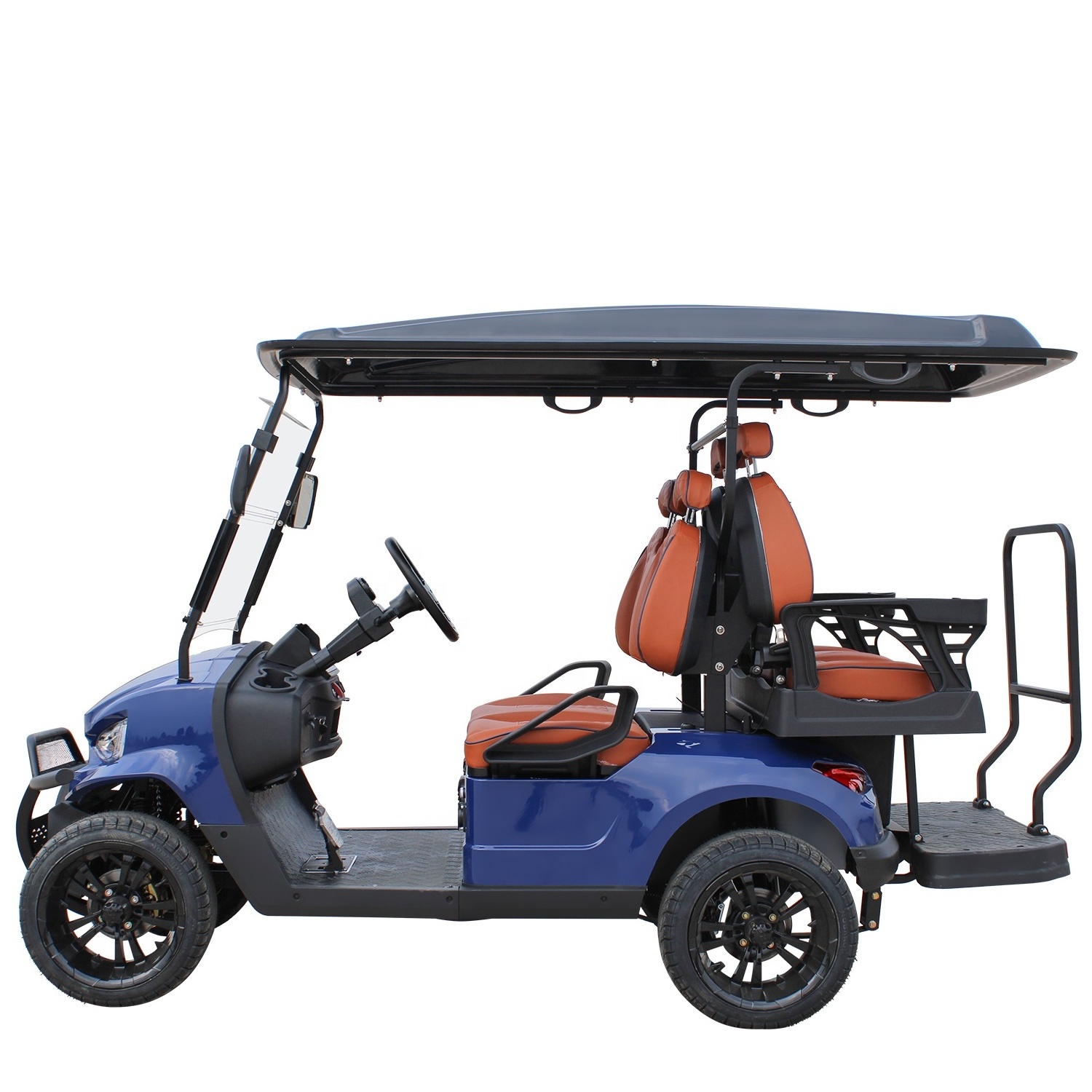 Customized Lithium 4+2 Seats Golf Cart Beemotor Golf Cart Electric 6 Seater Golf Cart For Sale