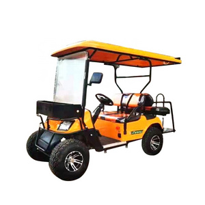 Top Selling Product 4 Seater Fast Single Seater Mini Golf Cart 48V Street Legal Electric Golf Carts