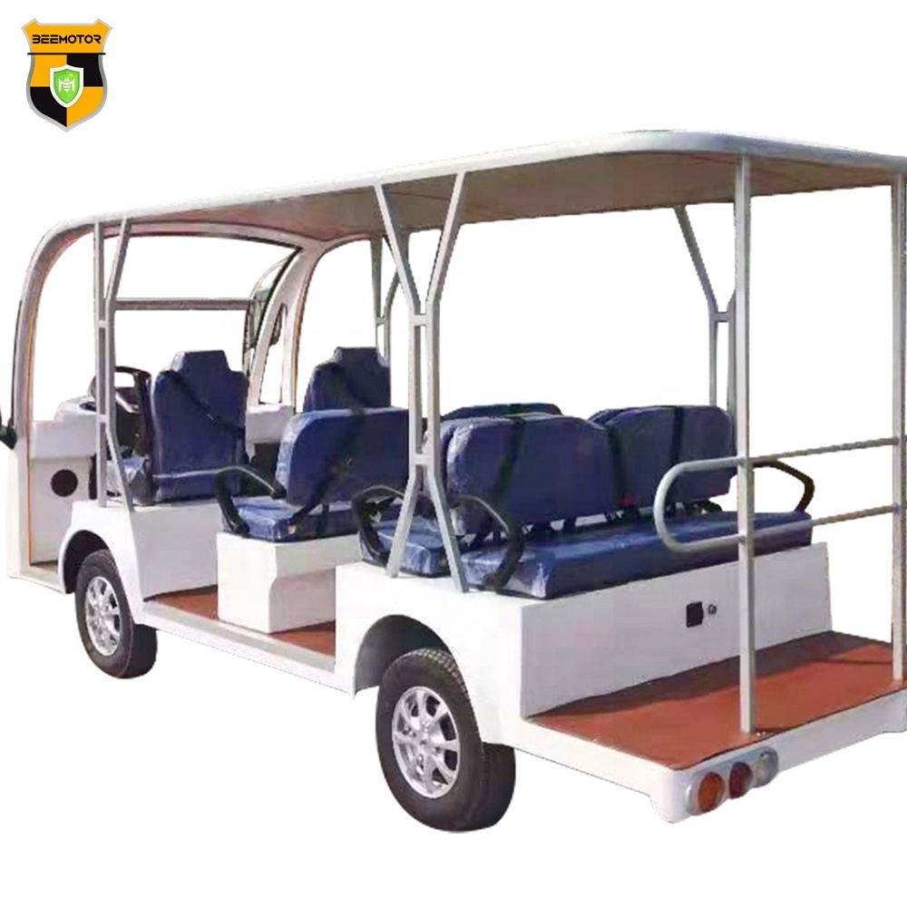 China Hot Sale Universal Electric Tour 11 Sets Shuttle Sightseeing Buggy Bus &Car Tourist Vehicle