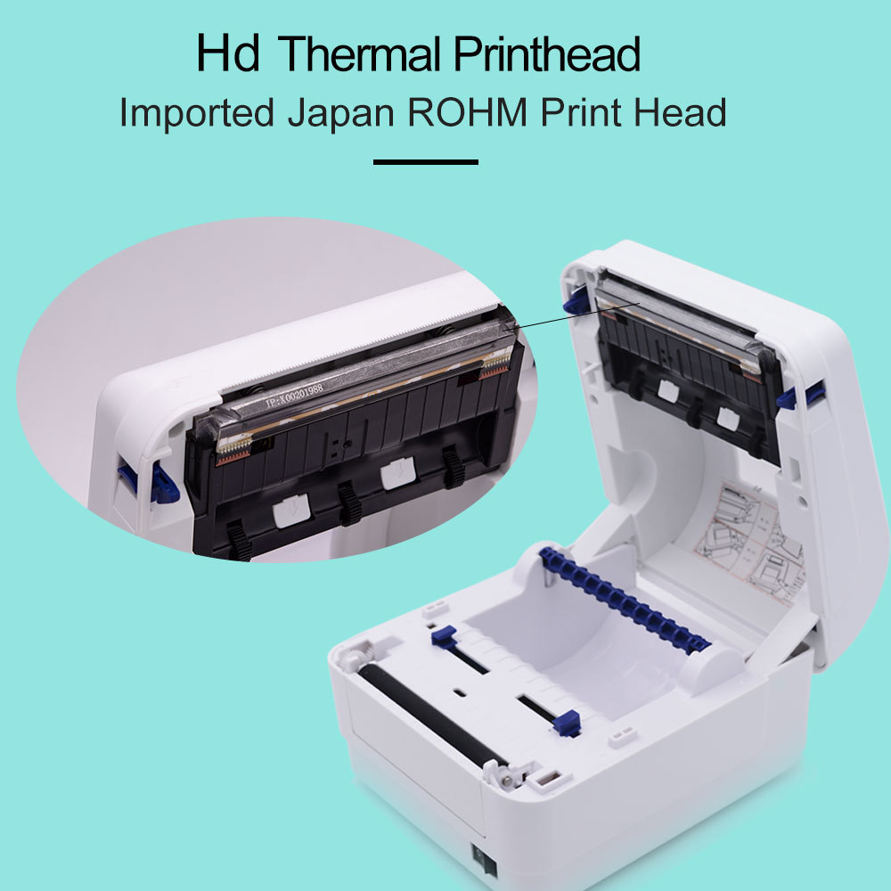 Beeprt 4*6 110mm thermal label printer shipping address label printer sticker QR code printer with Blue-tooth for express