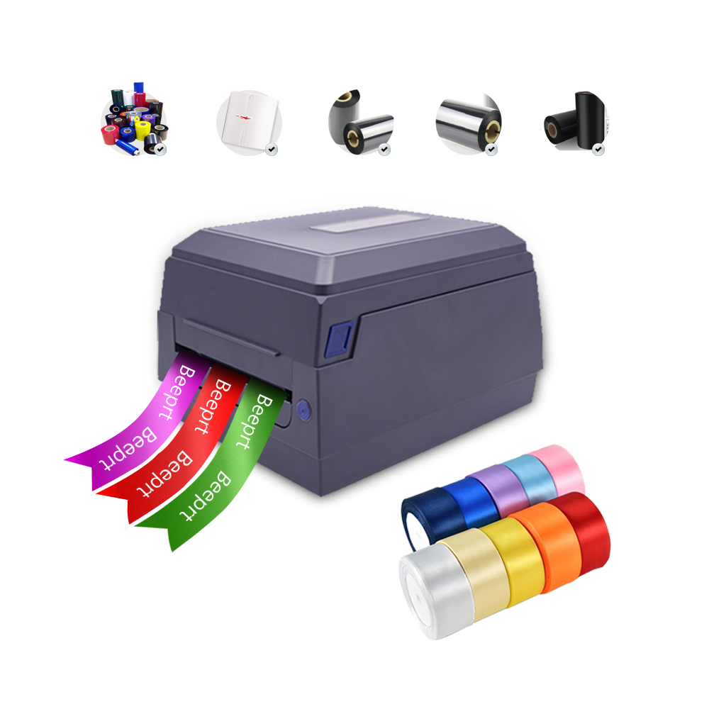 Beeprt 110mm QIRUI thermal transfer quick label printer  Hits clothing and inkjet color label printer