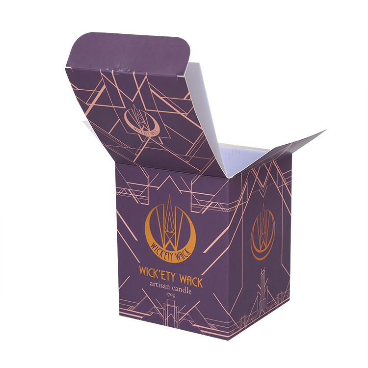 Luxury Custom Candles Packaging Boxes Scented Candle Jars Paper Cosmetic Product Boxes