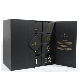 factory new design custom printing valentine chocolate advent calendar beauty advent calendar 24 12 8