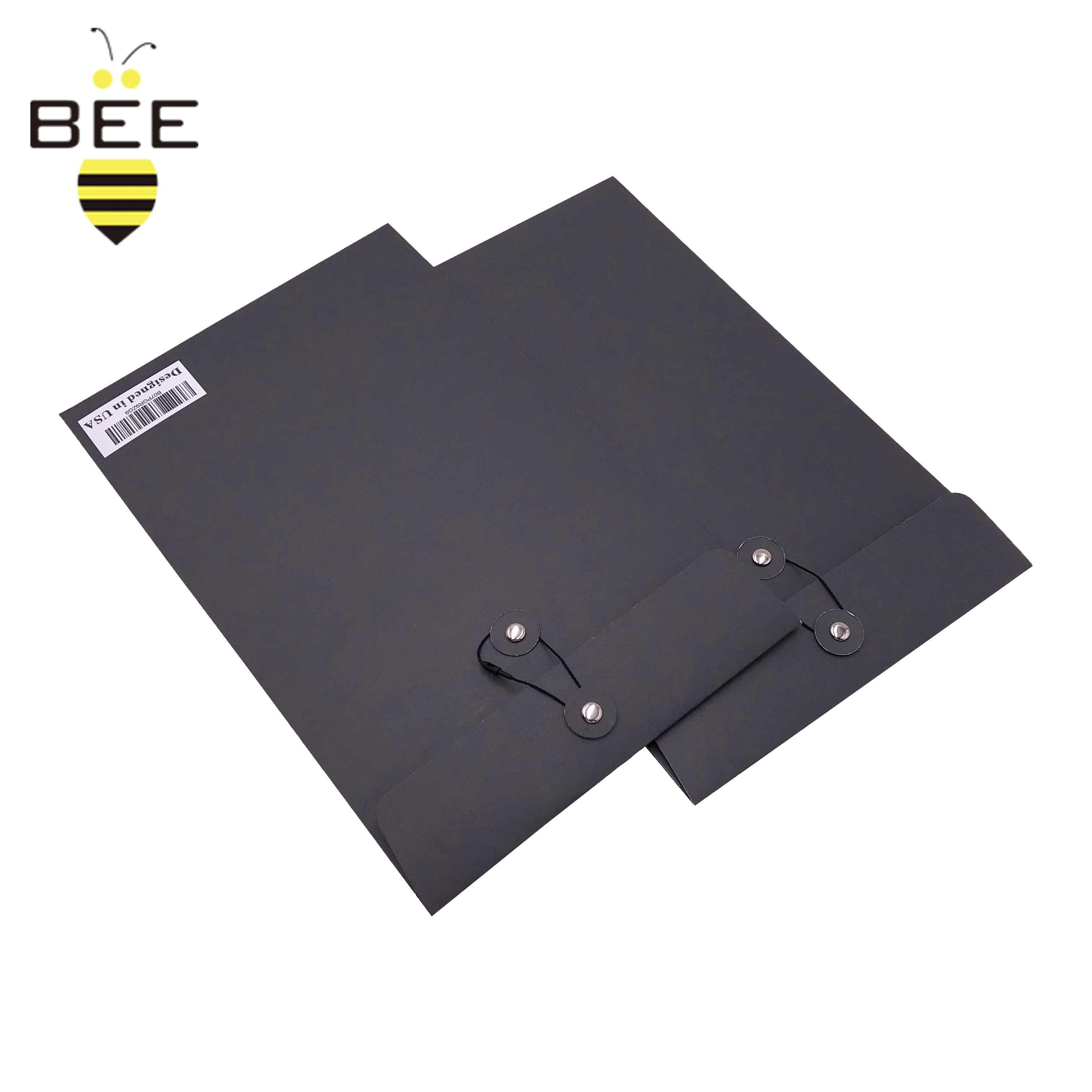 Wholesale custom luxury envelope Bio-based Black Paper CD Polymailer Mailing Padded Envelopes / Post Office A4 A5 Jiffys Bubble