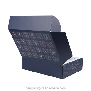 Empty Advent Christmas Calendars Packaging Box Custom Advent Calendar Paper Box Corrugated Board Customized Fashion Accessories