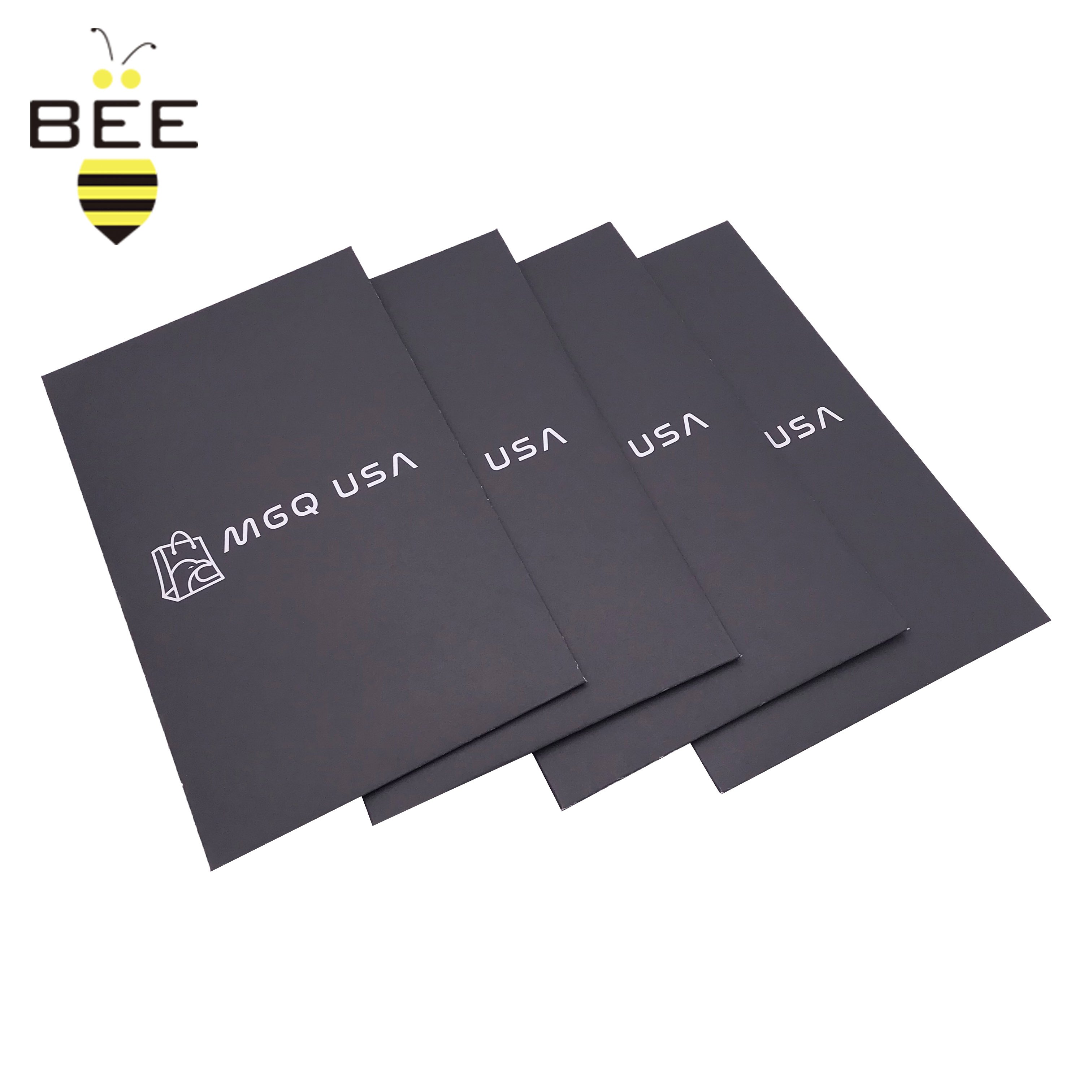 Wholesale custom luxury envelope Bio-based Black Paper CD Polymailer Mailing Padded Envelopes / Post Office A4 A5 Jiffys Bubble