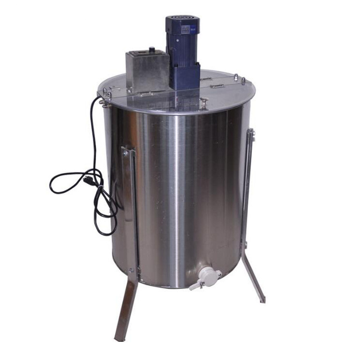 6 frame electric reversible radial bee honey processing machine extraction spinner used honey extractor for sale