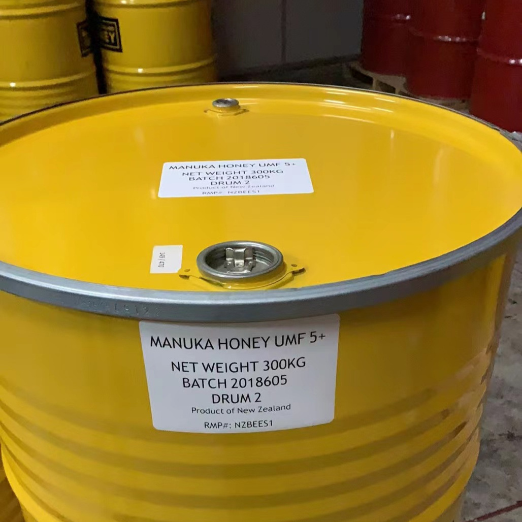 UMF 5+ Natrual Raw Bee Product Manuka Honey in Barrel package from NZ