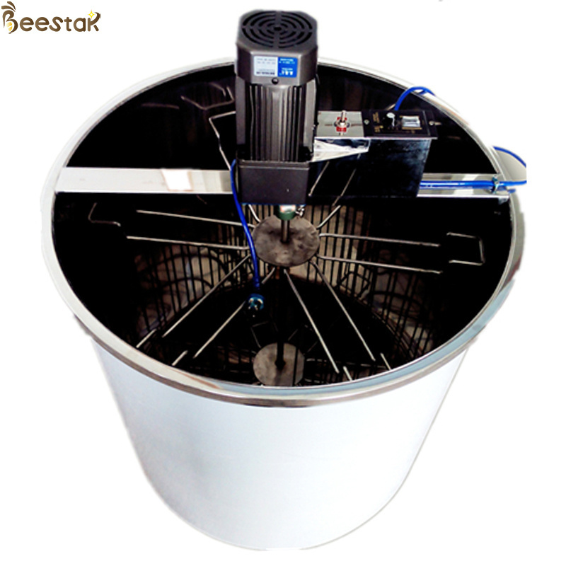 6 frame electric reversible radial bee honey processing machine extraction spinner used honey extractor for sale