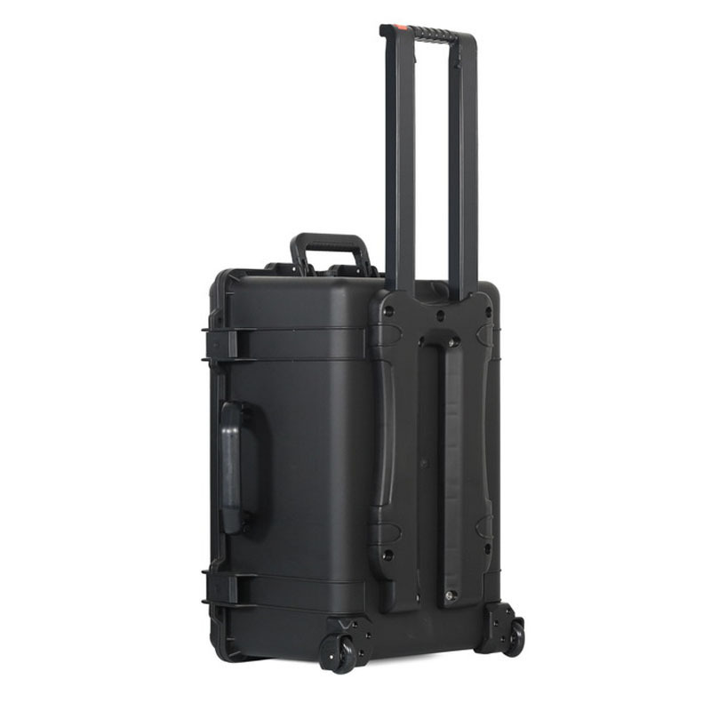 China Factory PP Plastic Trolley Case for Tools Suitcase with Handle and wheels