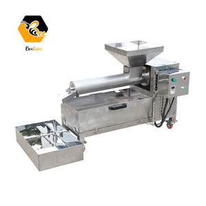 Beekeeping Screw Type Electric Honey Wax Separator Cappings Screw Press Honey / Beeswax Separator Machine