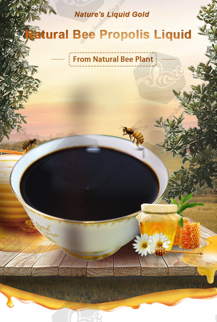 Manufacture Supply Water Soluble 30% or 40% Bee Propolis Liquid Price Natural Pure Bee Propolis Extract Bee Propolis Liquid