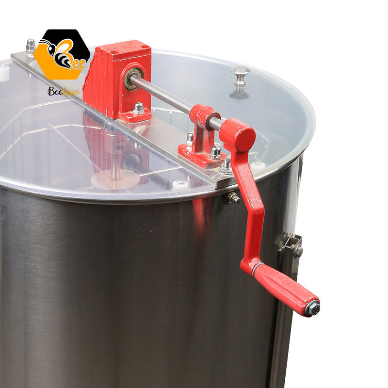 Suppliers Directly Supply Food Grade 304 Stainless Steel 4 Frame Manual Honey Extractor with Reasonable Price