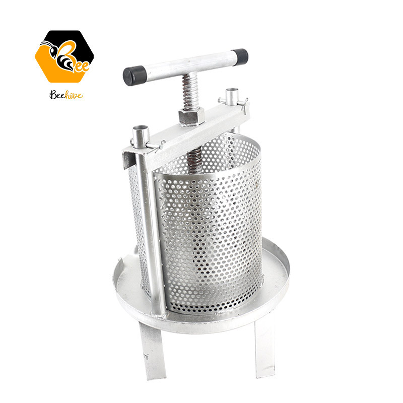 Factory Supply Wholesaler Manual Small 304 Stainless Steel Wax Press / Honey Press Machine / Put The Honeycomb in The Machine