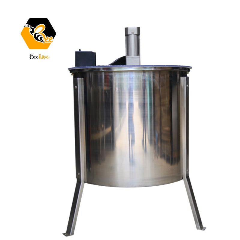 6 Frames Stainless Steel Electric Honey Centrifuge Extractor Shaker Machine Honeycomb Spinner Honey And Wax Separator Equipment