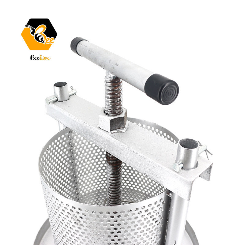 Factory Supply Wholesaler Manual Small 304 Stainless Steel Wax Press / Honey Press Machine / Put The Honeycomb in The Machine