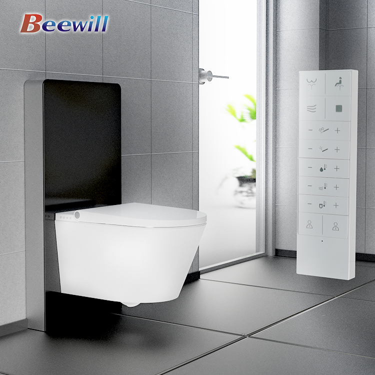 Bathroom CE certification wall hang flush water cistern hung toilet tank