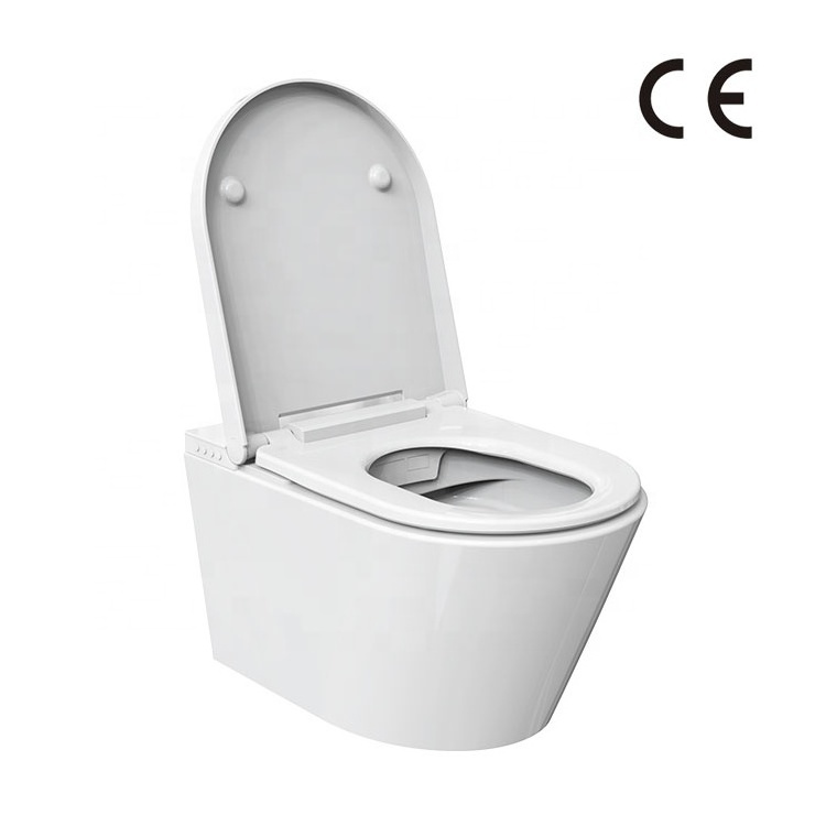 European sanitary ware ceramic bidet toilets bathroom wc smart toilet bowl intelligent one piece smart toilet